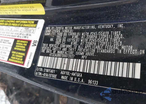 2013 Toyota Venza Le from USA, damaged, VIN 4T3ZA3BB7DU072027